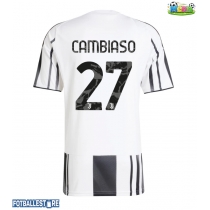 Juventus Andrea Cambiaso #27 Hjemmedrakt 2025-26 Kortermet